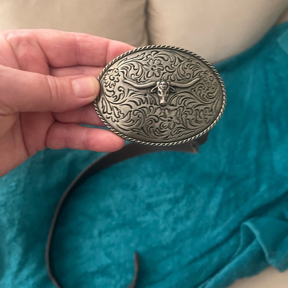 Spell and the Gypsy Collective steer head belt medium/large